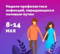 8-14 мая Неделя профилактики инфекций, передающихся половым путем